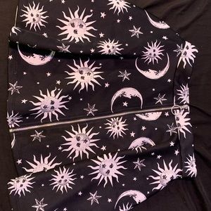 moon & stars skirt